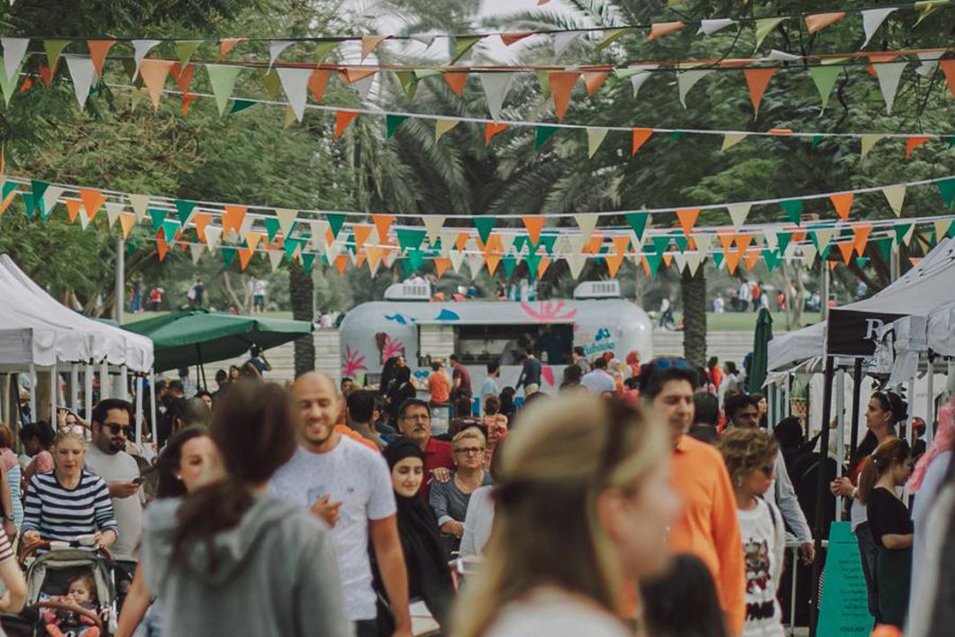 Kulturfestival der flere mennesker er samlet