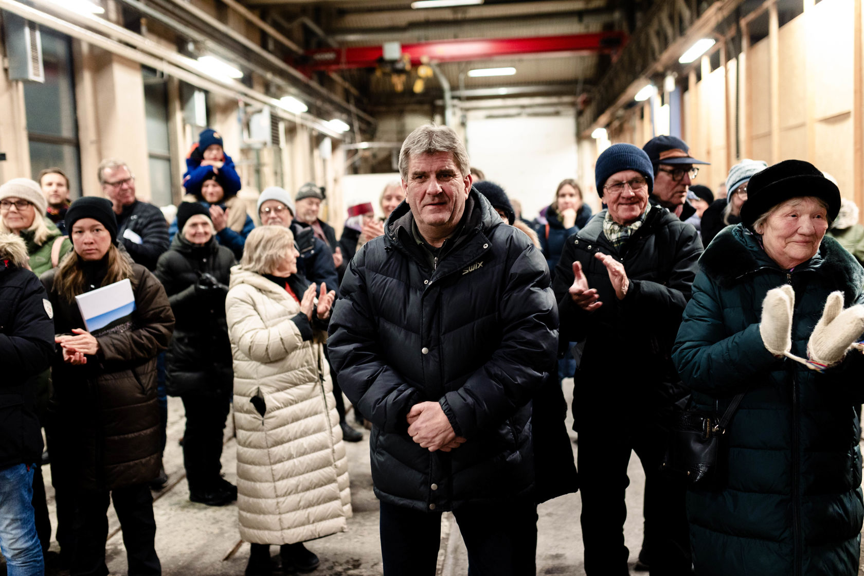 Forsamling med mennesker